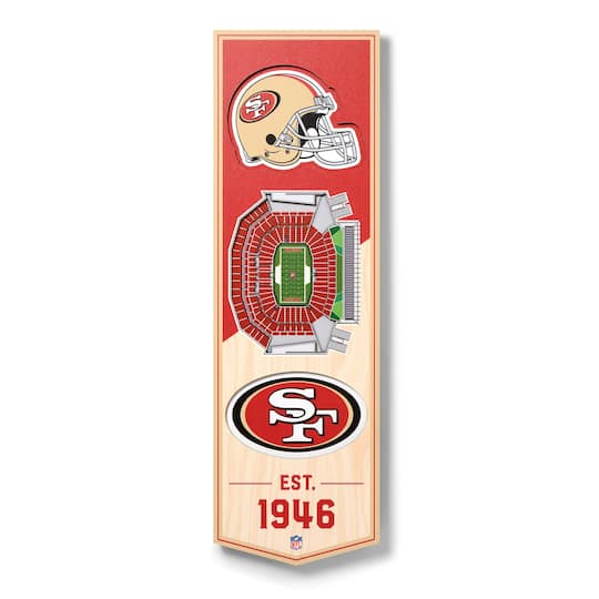 6" x 19" 3D StadiumView Banner By Youthefan in San Francisco 49Ers Levi's Stadium | Michaels®